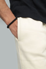 Unisex Classic White Slim-Fit Jogger Pants