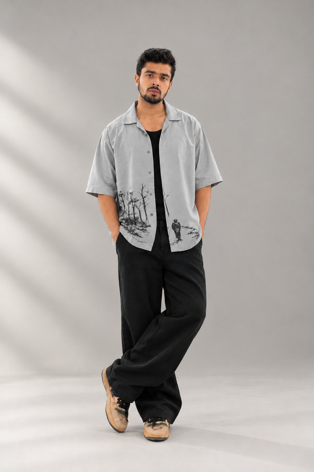 TANHA RAASTA
Oversized  Shirt