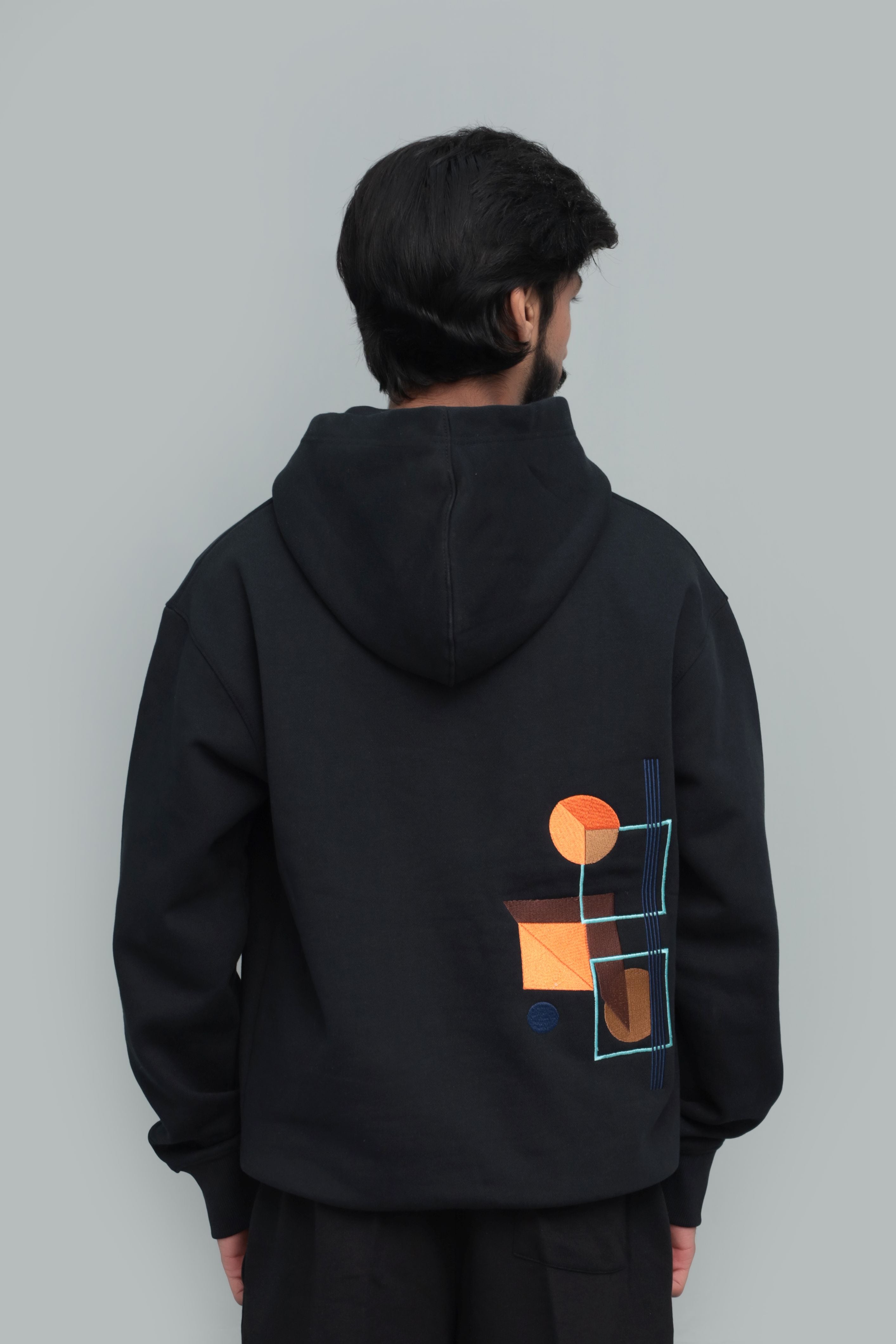 Unisex Premium Black Hoodie – Minimal Logo | Heavyweight Winter Wear