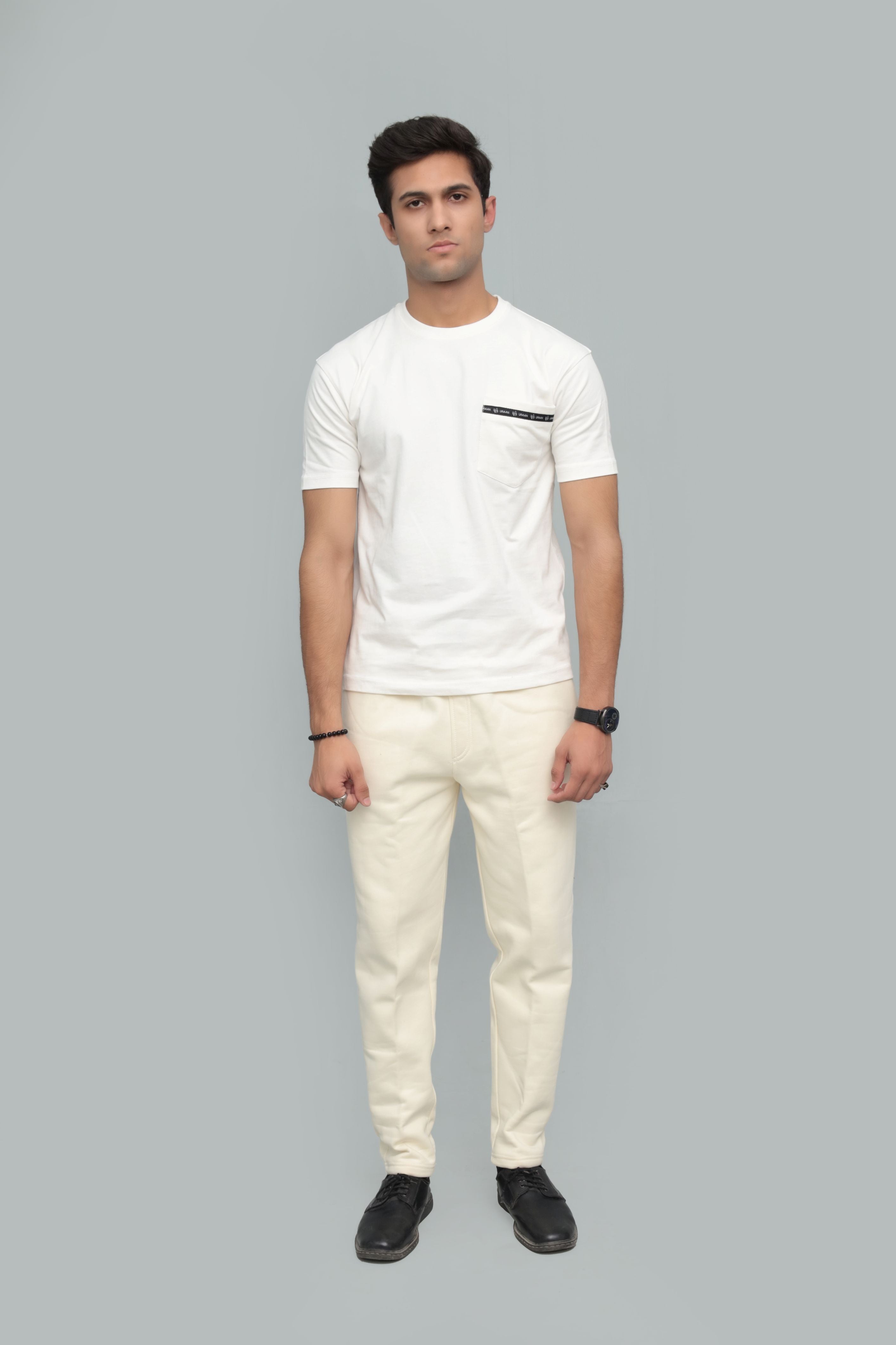 Unisex Premium Minimalist White T-Shirt – Soft Cotton | Everyday Comfort Fit Style 2