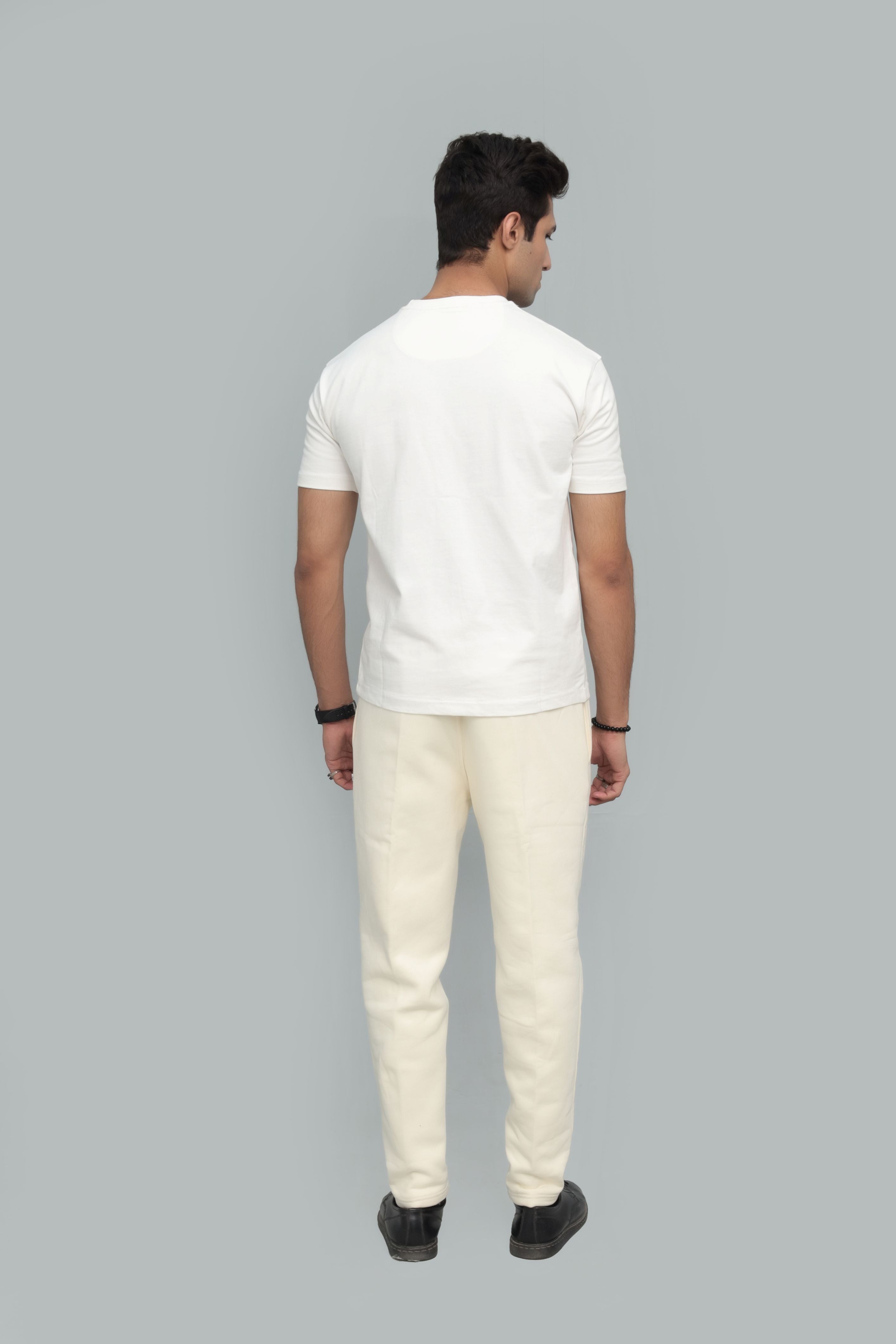 Unisex Premium Minimalist White T-Shirt – Soft Cotton | Everyday Comfort Fit Style 2